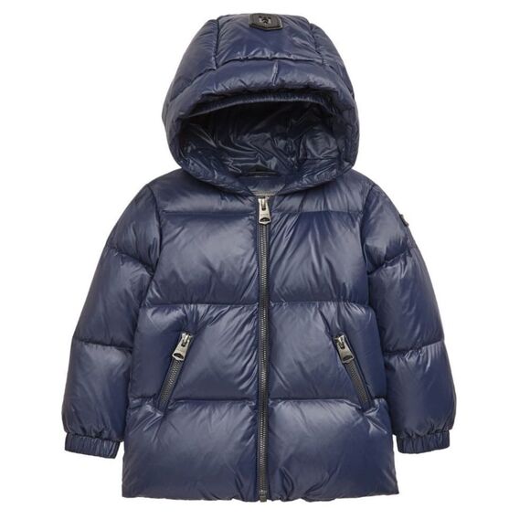 MACKAGE Morgan Water Repellent Down Insulated Hooded Puffer Jacket, 6 Months NWT - Picture 1 of 17